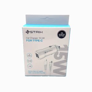 מטען לרכב  15W ל- TYPE-C