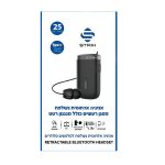 אוזניות בלוטוס רולר מבית סטריקס עם לחצן מענה ושליטה על הווליום