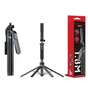 מקל סלפי עם שלט בלוטוס שנפתח לחצובה