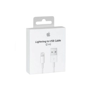 כבל טעינה Apple Lightning to USB באורך 2 מטר