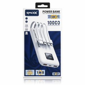 פאוור בנק סוללה ניידת 10000MAH טעינה מהירה 22.5W