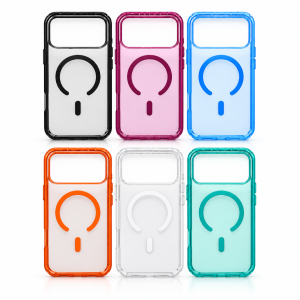כיסוי שקוף magsafe בצבעים לדגמי - iphone 18