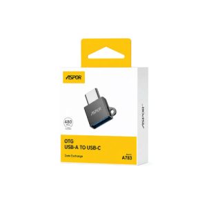 מתאם USB-A TO USB-C מבית ASPOR